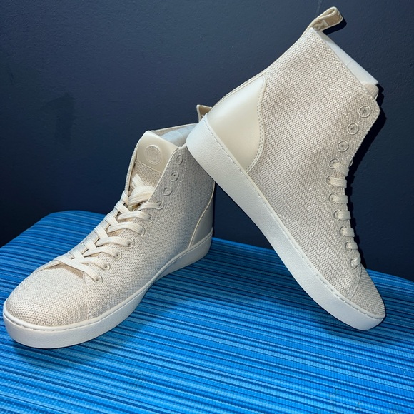 Michael Kors EDIE KNIT High Top Sneakers - Women’s Size 7.5, Stylish & Comfortab - Picture 3 of 7